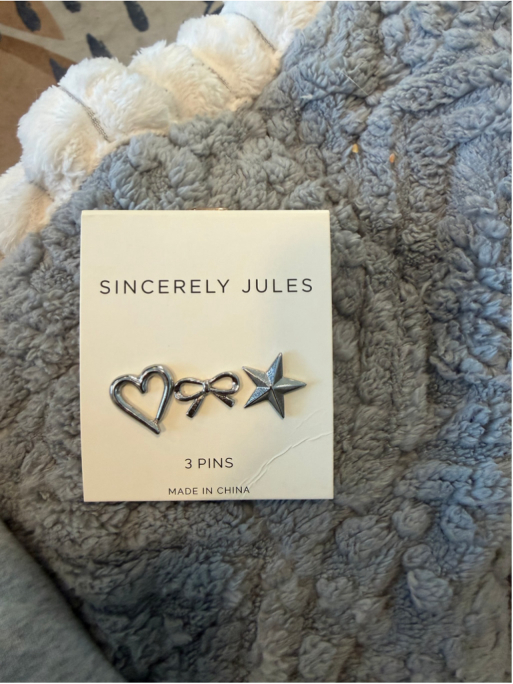 Sincerely Jules Women's Silver Pin Set One Size